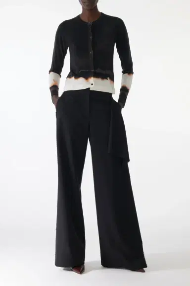 Jason Wu Collection OMBRE DIFUSSED STRIPE WOOL CARDIGAN | Thumbnail 2 Jason Wu Collection OMBRE DIFUSSED STRIPE WOOL CARDIGAN | Thumbnail 2