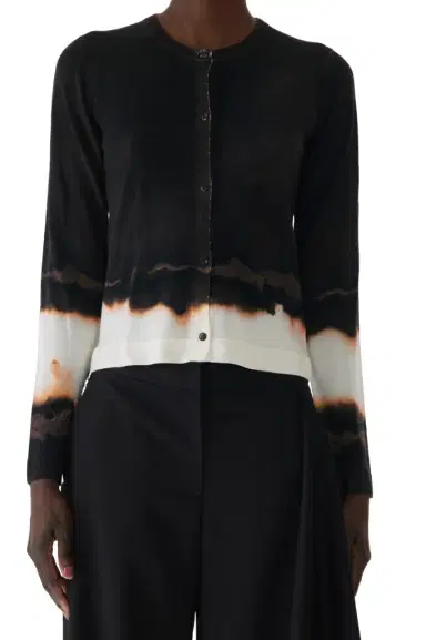 Jason Wu Collection OMBRE DIFUSSED STRIPE WOOL CARDIGAN | Thumbnail 1 Jason Wu Collection OMBRE DIFUSSED STRIPE WOOL CARDIGAN | Thumbnail 1