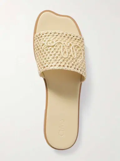 Chloé Flower Crocheted Slides | Thumbnail 5 Chloé Flower Crocheted Slides | Thumbnail 5