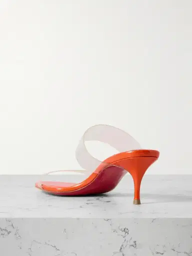 Christian Louboutin Just Nothing 55 Pvc Mules | Thumbnail 3 Christian Louboutin Just Nothing 55 Pvc Mules | Thumbnail 3