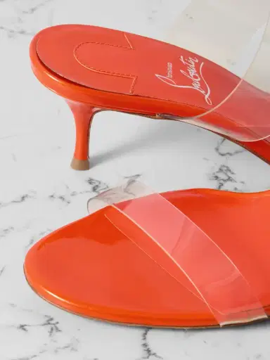 Christian Louboutin Just Nothing 55 Pvc Mules | Thumbnail 4 Christian Louboutin Just Nothing 55 Pvc Mules | Thumbnail 4