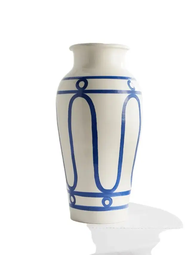 The Serenity Painted Ceramic Vase The Serenity Painted Ceramic Vase