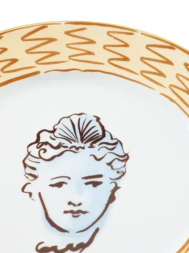 Ginori 1735 Il Viaggio Di Nettuno Dinner Plate - Marrone Celeste | Thumbnail 5 Ginori 1735 Il Viaggio Di Nettuno Dinner Plate - Marrone Celeste | Thumbnail 5