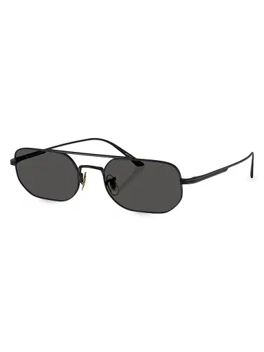 Khaite x Oliver Peoples Women's Oliver People x Khaite 52MM Pillow Sunglasses - Black | Thumbnail 1 Khaite x Oliver Peoples Women's Oliver People x Khaite 52MM Pillow Sunglasses - Black | Thumbnail 1