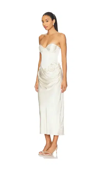 LPA Ilaria Corset Midi Dress | Thumbnail 2 LPA Ilaria Corset Midi Dress | Thumbnail 2