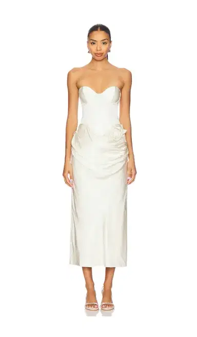 LPA Ilaria Corset Midi Dress | Thumbnail 1 LPA Ilaria Corset Midi Dress | Thumbnail 1