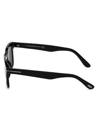 TOM FORD Men's 50MM Square Sunglasses - Black | Thumbnail 4 TOM FORD Men's 50MM Square Sunglasses - Black | Thumbnail 4