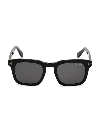 TOM FORD Men's 50MM Square Sunglasses - Black | Thumbnail 1 TOM FORD Men's 50MM Square Sunglasses - Black | Thumbnail 1