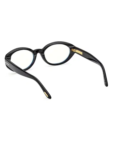 Tom Ford Women's 54MM Oval Optical Eyeglasses - Shiny Black | Thumbnail 4 Tom Ford Women's 54MM Oval Optical Eyeglasses - Shiny Black | Thumbnail 4