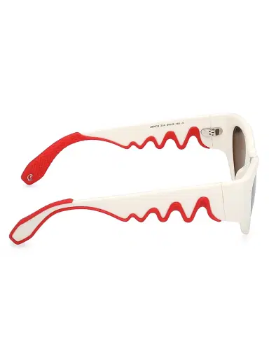 Christian Louboutin Women's Loubishark 54MM Cat-Eye Sunglasses - White Red | Thumbnail 7 Christian Louboutin Women's Loubishark 54MM Cat-Eye Sunglasses - White Red | Thumbnail 7