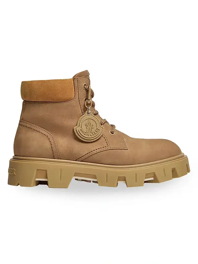 Men's Peak City Boots in Nubuck and Suede - Khaki Men's Peak City Boots in Nubuck and Suede - Khaki