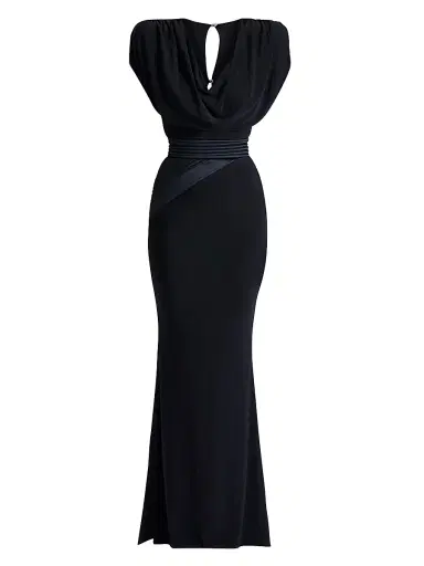 Zhivago Women's Ilium Stretch-Jersey Body-Con Gown - Black - Size 2 | Thumbnail 1 Zhivago Women's Ilium Stretch-Jersey Body-Con Gown - Black - Size 2 | Thumbnail 1