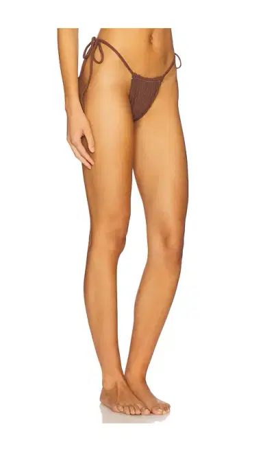 Frankies Bikinis Tia Ribbed Bikini Bottom | Thumbnail 2 Frankies Bikinis Tia Ribbed Bikini Bottom | Thumbnail 2