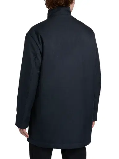Emporio Armani Men's Caban Stand Collar Coat - Navy - Size 44 | Thumbnail 5 Emporio Armani Men's Caban Stand Collar Coat - Navy - Size 44 | Thumbnail 5