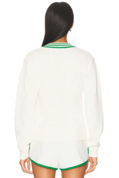 adidas Originals X Sporty & Rich Sweater | Thumbnail 4 adidas Originals X Sporty & Rich Sweater | Thumbnail 4