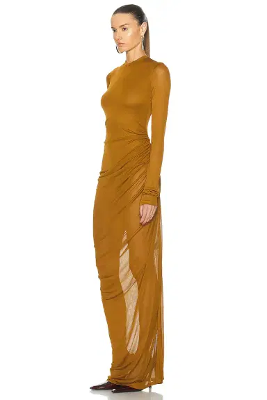 Saint Laurent Voile Jersey Gown | Thumbnail 3 Saint Laurent Voile Jersey Gown | Thumbnail 3