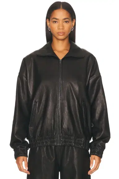 Acne Studios Lemmy Crop Leather Jacket | Thumbnail 2 Acne Studios Lemmy Crop Leather Jacket | Thumbnail 2