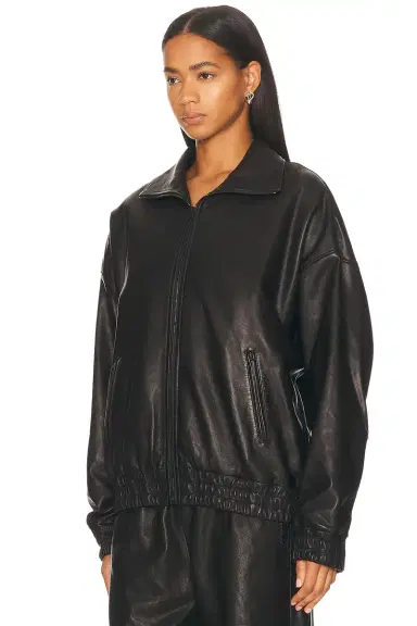 Acne Studios Lemmy Crop Leather Jacket | Thumbnail 3 Acne Studios Lemmy Crop Leather Jacket | Thumbnail 3