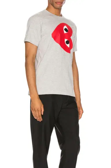 Comme des Garçons PLAY Sideways Heart Logo Tee | Thumbnail 2 Comme des Garçons PLAY Sideways Heart Logo Tee | Thumbnail 2