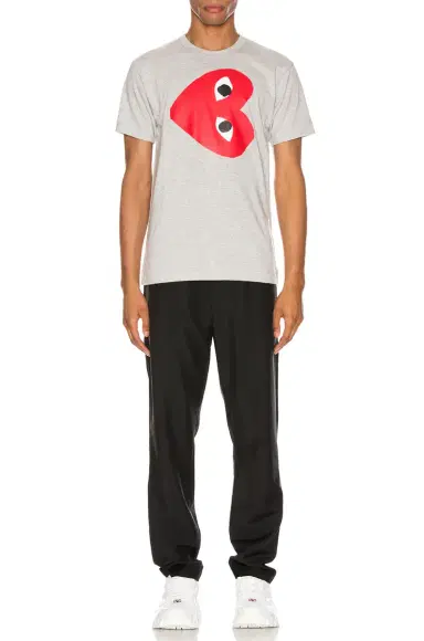 Comme des Garçons PLAY Sideways Heart Logo Tee | Thumbnail 4 Comme des Garçons PLAY Sideways Heart Logo Tee | Thumbnail 4