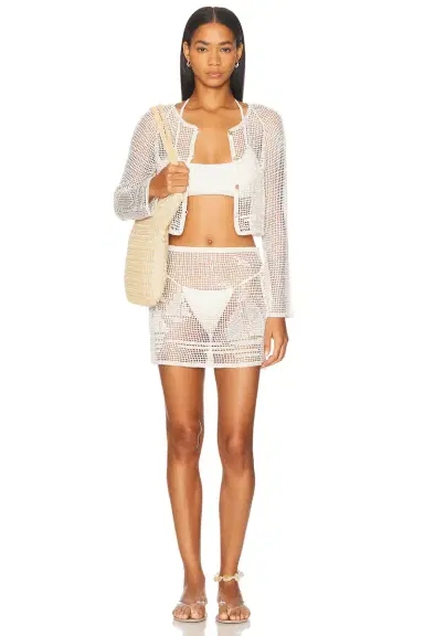 Calle Del Mar Nautical Crochet Skirt | Thumbnail 5 Calle Del Mar Nautical Crochet Skirt | Thumbnail 5