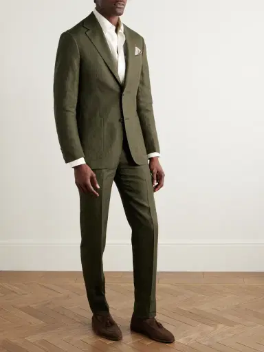 Richard James Chapman Unstructured Slim-Fit Linen Suit Jacket - Men | Thumbnail 2 Richard James Chapman Unstructured Slim-Fit Linen Suit Jacket - Men | Thumbnail 2