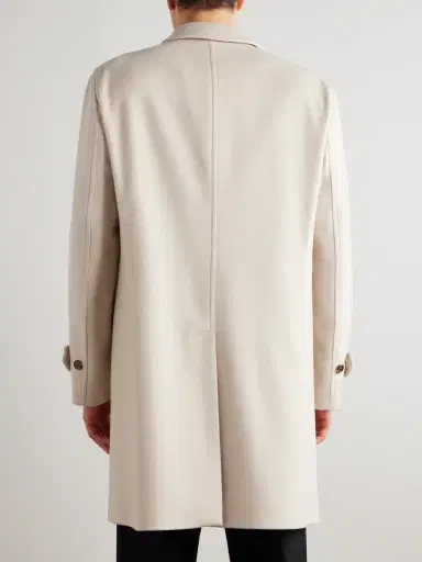 Lardini Virgin Wool Overcoat - Men | Thumbnail 4 Lardini Virgin Wool Overcoat - Men | Thumbnail 4
