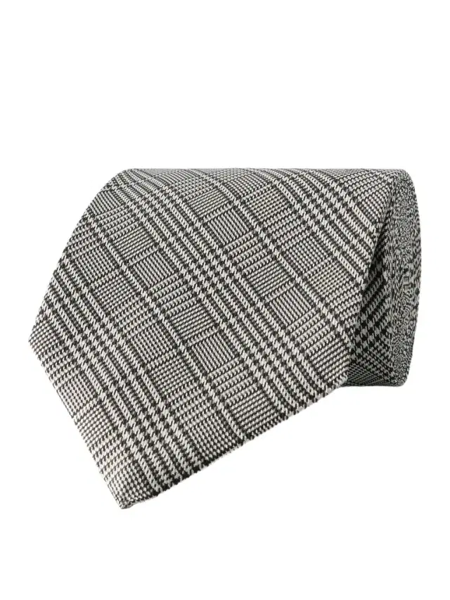 9cm Prince of Wales Silk Tie - Men 9cm Prince of Wales Silk Tie - Men