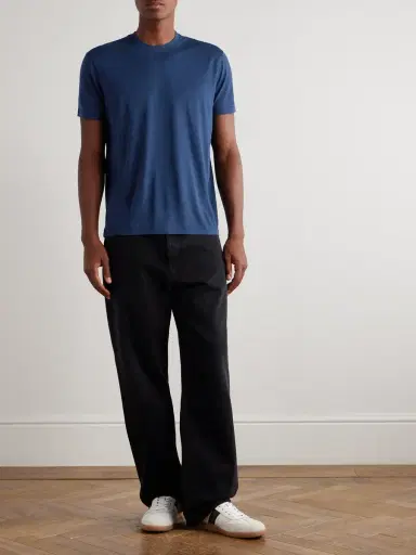 Tom Ford Lyocell and Cotton-Blend Jersey T-Shirt - Men | Thumbnail 2 Tom Ford Lyocell and Cotton-Blend Jersey T-Shirt - Men | Thumbnail 2
