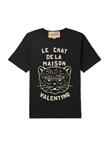 Valentino Garavani Printed Cotton-Jersey T-Shirt - Men | Thumbnail 1 Valentino Garavani Printed Cotton-Jersey T-Shirt - Men | Thumbnail 1