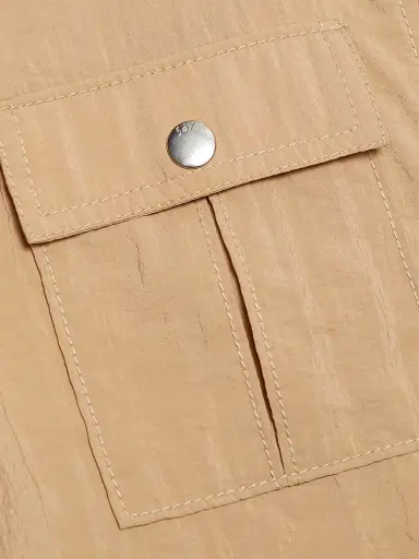 Cinq à Sept Women's Ottie Nylon Crop Jacket - Khaki | Thumbnail 7 Cinq à Sept Women's Ottie Nylon Crop Jacket - Khaki | Thumbnail 7