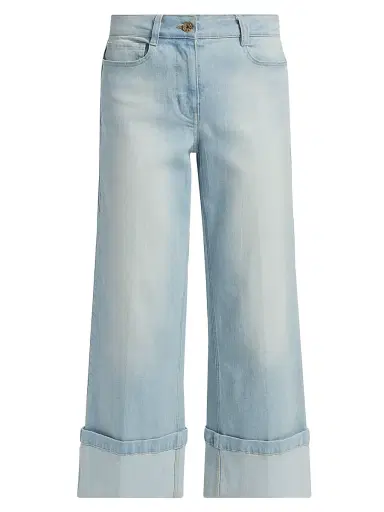 Generation Love Women's Eros High-Rise Crop Jeans - Sky Blue | Thumbnail 1 Generation Love Women's Eros High-Rise Crop Jeans - Sky Blue | Thumbnail 1