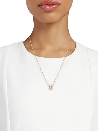Boucheron Women's Quatre White Edition Tri-Tone 18K Gold, 0.23 TCW Diamond & HyCeram Pendant Necklace - Yellow Gold | Thumbnail 2 Boucheron Women's Quatre White Edition Tri-Tone 18K Gold, 0.23 TCW Diamond & HyCeram Pendant Necklace - Yellow Gold | Thumbnail 2