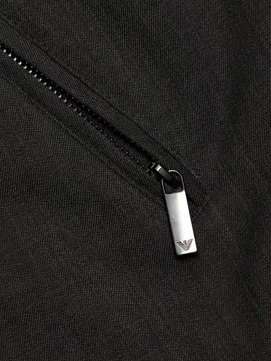 Emporio Armani Men's Caban Longline Coat - Grey | Thumbnail 7 Emporio Armani Men's Caban Longline Coat - Grey | Thumbnail 7