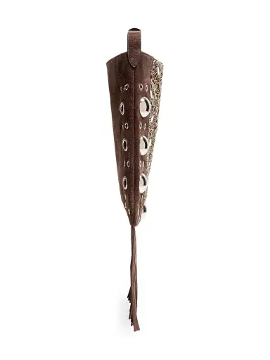 Valentino Garavani Women's Nellcote Embroidered Crossbody Bag - Brown Multicolor | Thumbnail 4 Valentino Garavani Women's Nellcote Embroidered Crossbody Bag - Brown Multicolor | Thumbnail 4