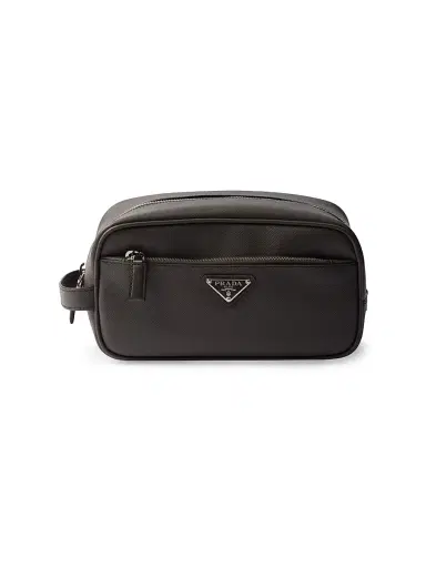 Prada Saffiano Leather Travel Pouch | Thumbnail 1 Prada Saffiano Leather Travel Pouch | Thumbnail 1