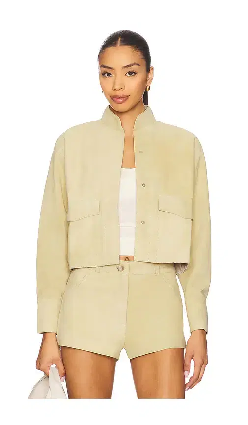 x REVOLVE Cropped Suede Jacket x REVOLVE Cropped Suede Jacket