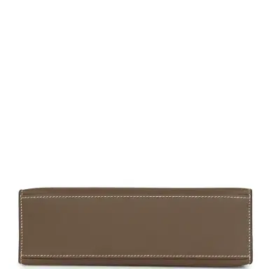 HERMÈS Hermes Kelly Pochette Etoupe Swift Gold Hardware | Thumbnail 6 HERMÈS Hermes Kelly Pochette Etoupe Swift Gold Hardware | Thumbnail 6