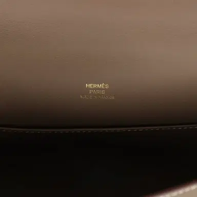 HERMÈS Hermes Kelly Pochette Etoupe Swift Gold Hardware | Thumbnail 7 HERMÈS Hermes Kelly Pochette Etoupe Swift Gold Hardware | Thumbnail 7