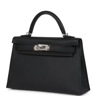 HERMÈS Hermes Kelly Sellier 20 Black Epsom Palladium Hardware | Thumbnail 5 HERMÈS Hermes Kelly Sellier 20 Black Epsom Palladium Hardware | Thumbnail 5
