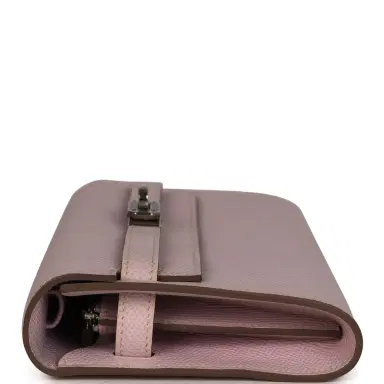HERMÈS Hermes Kelly Wallet To Go Mauve Pale Epsom Palladium Hardware | Thumbnail 3 HERMÈS Hermes Kelly Wallet To Go Mauve Pale Epsom Palladium Hardware | Thumbnail 3