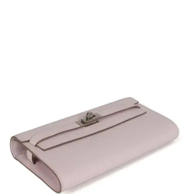 HERMÈS Hermes Kelly Wallet To Go Mauve Pale Epsom Palladium Hardware | Thumbnail 6 HERMÈS Hermes Kelly Wallet To Go Mauve Pale Epsom Palladium Hardware | Thumbnail 6