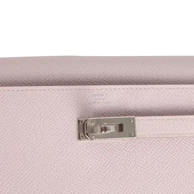 HERMÈS Hermes Kelly Wallet To Go Mauve Pale Epsom Palladium Hardware | Thumbnail 7 HERMÈS Hermes Kelly Wallet To Go Mauve Pale Epsom Palladium Hardware | Thumbnail 7