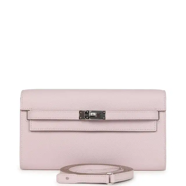 Hermes Kelly Wallet To Go Mauve Pale Epsom Palladium Hardware Hermes Kelly Wallet To Go Mauve Pale Epsom Palladium Hardware