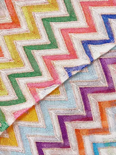 Missoni Striped Metallic Crochet-knit Wrap-effect Shorts | Thumbnail 4 Missoni Striped Metallic Crochet-knit Wrap-effect Shorts | Thumbnail 4