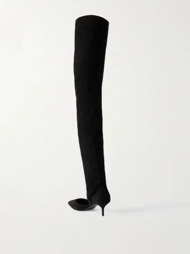 Alaïa Cutout Stretch-suede Over-the-knee Boots | Thumbnail 3 Alaïa Cutout Stretch-suede Over-the-knee Boots | Thumbnail 3