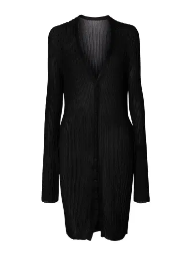Khaite Ramon Ribbed-knit Cardigan | Thumbnail 1 Khaite Ramon Ribbed-knit Cardigan | Thumbnail 1