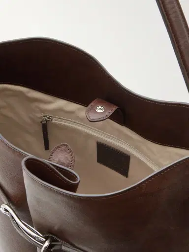Liffner Buckled Leather Bucket Bag | Thumbnail 5 Liffner Buckled Leather Bucket Bag | Thumbnail 5