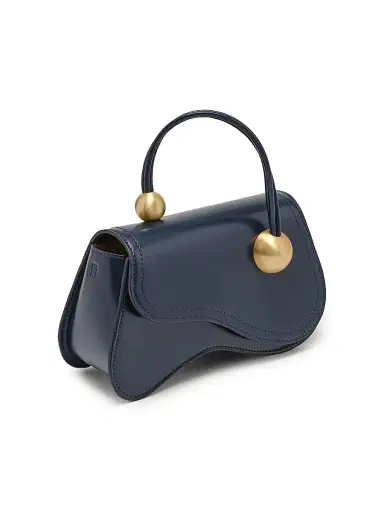 Cult Gaia Women's Kazia Leather Top Handle Bag | Thumbnail 3 Cult Gaia Women's Kazia Leather Top Handle Bag | Thumbnail 3