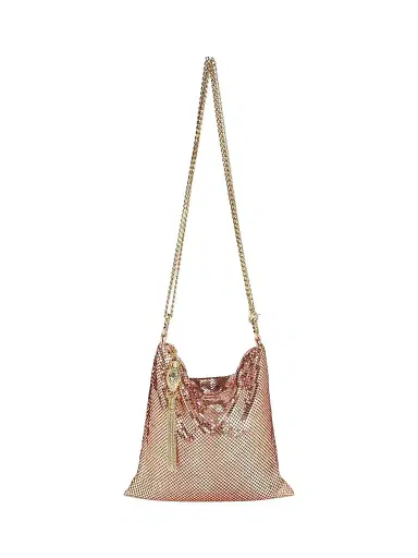 Whiting & Davis Women's Snakehead Ibiza Chainmail Bag - Blush | Thumbnail 1 Whiting & Davis Women's Snakehead Ibiza Chainmail Bag - Blush | Thumbnail 1